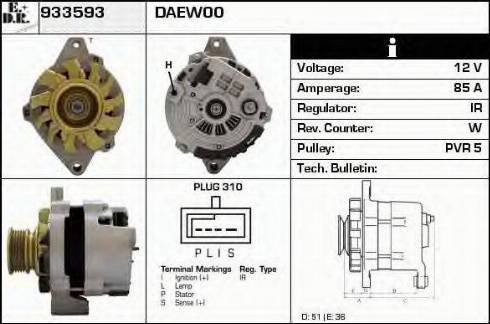 EDR 933593 - Alternateur cwaw.fr