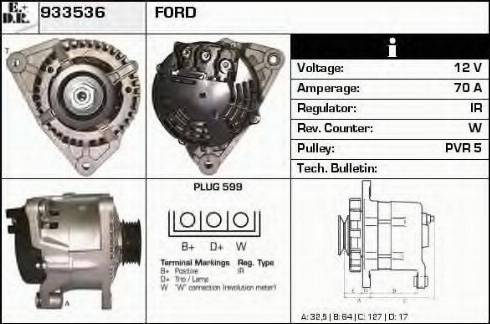 EDR 933536 - Alternateur cwaw.fr