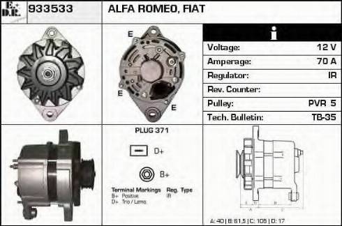 EDR 933533 - Alternateur cwaw.fr