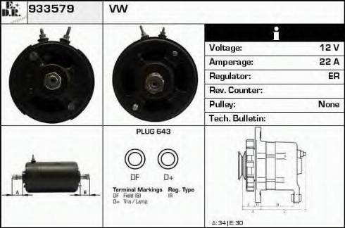 EDR 933579 - Alternateur cwaw.fr