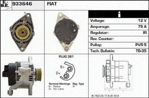 EDR 933646 - Alternateur cwaw.fr