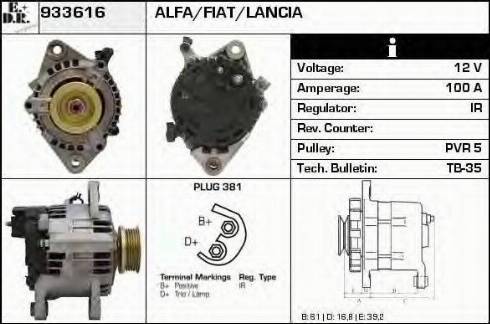 EDR 933616 - Alternateur cwaw.fr