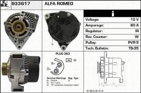 EDR 933617 - Alternateur cwaw.fr