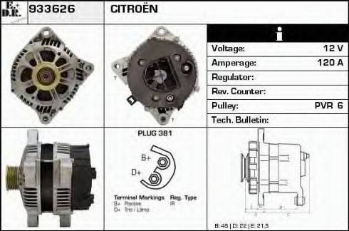 EDR 933626 - Alternateur cwaw.fr