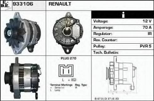 EDR 933106 - Alternateur cwaw.fr