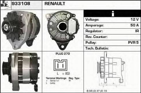 EDR 933108 - Alternateur cwaw.fr