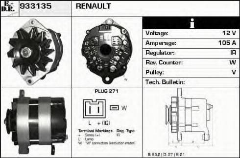 EDR 933135 - Alternateur cwaw.fr