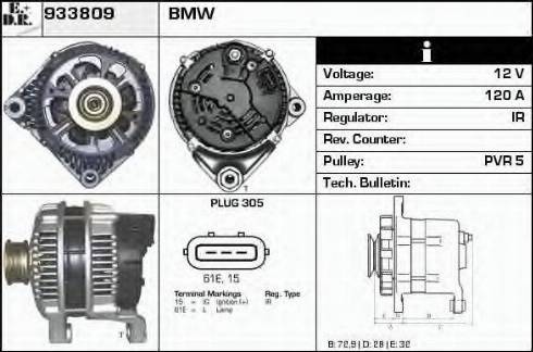 EDR 933809 - Alternateur cwaw.fr