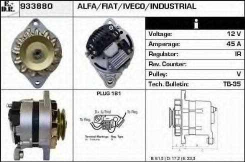 EDR 933880 - Alternateur cwaw.fr