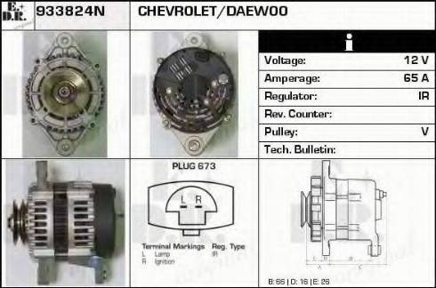 EDR 933824N - Alternateur cwaw.fr