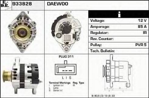 EDR 933828 - Alternateur cwaw.fr