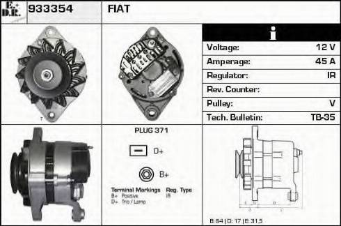 EDR 933354 - Alternateur cwaw.fr