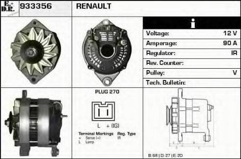 EDR 933356 - Alternateur cwaw.fr