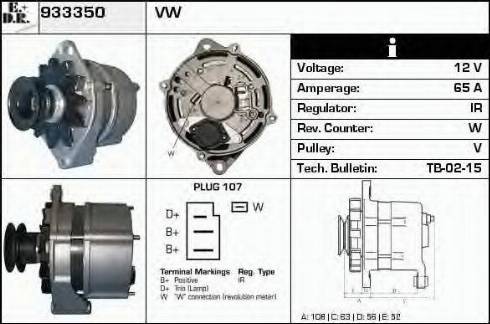 EDR 933350 - Alternateur cwaw.fr