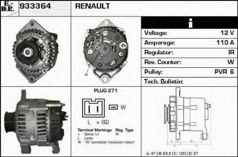 EDR 933364 - Alternateur cwaw.fr