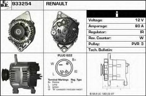 EDR 933254 - Alternateur cwaw.fr