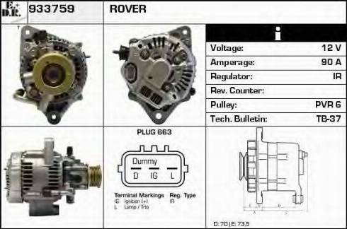 EDR 933759 - Alternateur cwaw.fr