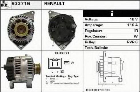 EDR 933716 - Alternateur cwaw.fr