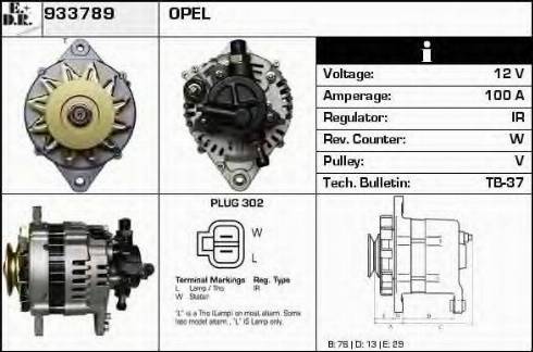 EDR 933789 - Alternateur cwaw.fr