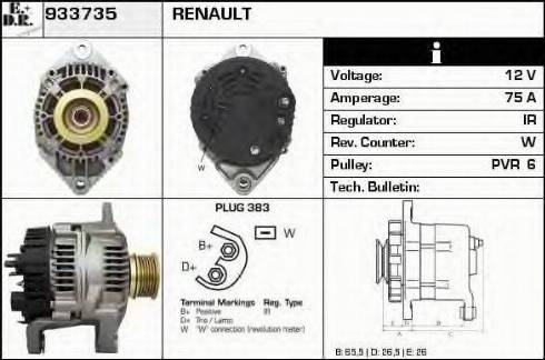 EDR 933735 - Alternateur cwaw.fr