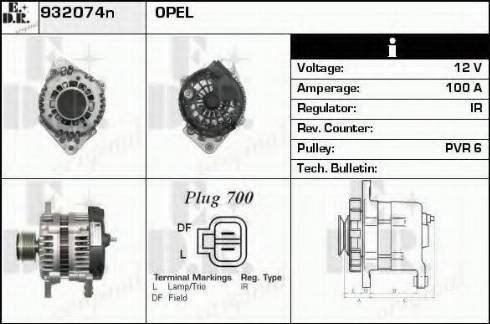 EDR 932074N - Alternateur cwaw.fr