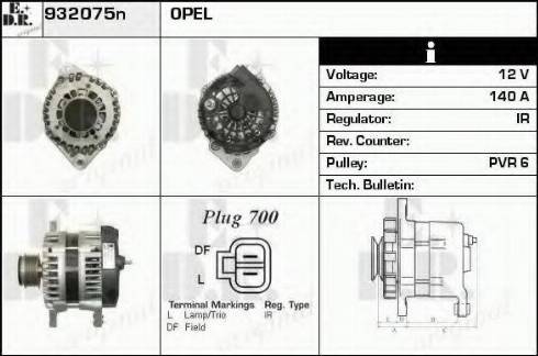 EDR 932075N - Alternateur cwaw.fr