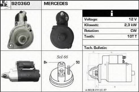 EDR 920360 - Démarreur cwaw.fr