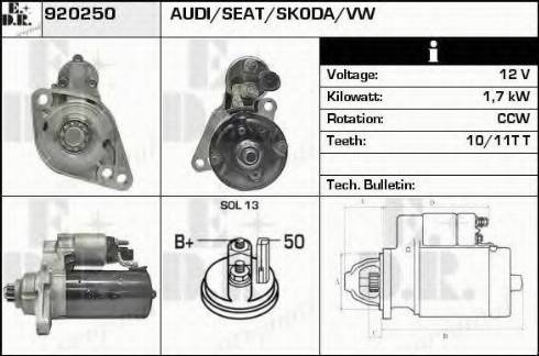 EDR 920250 - Démarreur cwaw.fr