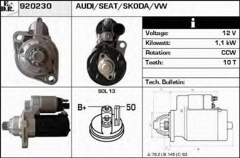 EDR 920230 - Démarreur cwaw.fr