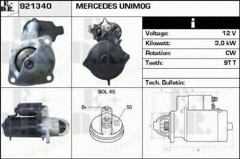 EDR 921340 - Démarreur cwaw.fr