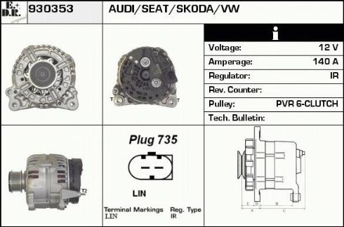 EDR WA11464 - Alternateur cwaw.fr