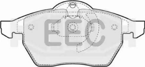 EEC BRP0941 - Kit de plaquettes de frein, frein à disque cwaw.fr