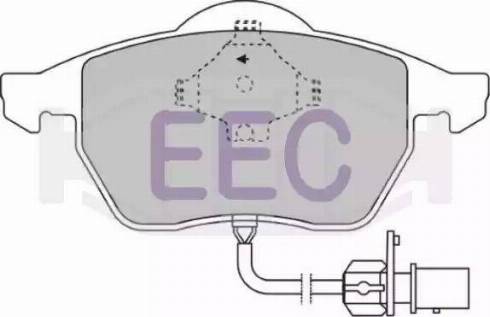 EEC BRP0964 - Kit de plaquettes de frein, frein à disque cwaw.fr