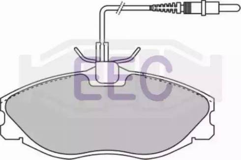 EEC BRP0902 - Kit de plaquettes de frein, frein à disque cwaw.fr