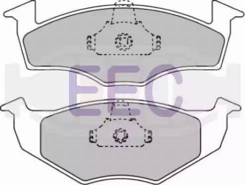 EEC BRP0933 - Kit de plaquettes de frein, frein à disque cwaw.fr