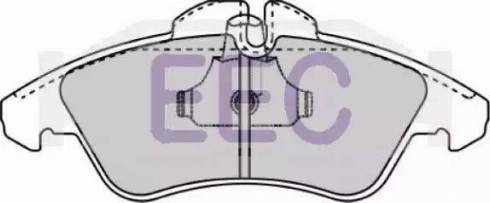 EEC BRP0921 - Kit de plaquettes de frein, frein à disque cwaw.fr