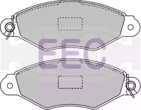 EEC BRP0976 - Kit de plaquettes de frein, frein à disque cwaw.fr