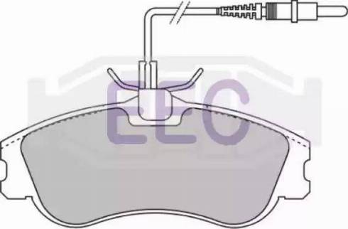 EEC BRP0970 - Kit de plaquettes de frein, frein à disque cwaw.fr