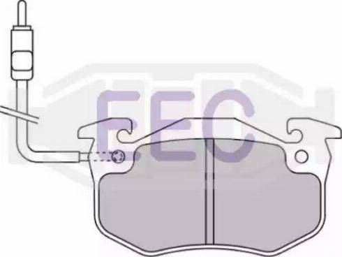 EEC BRP0470 - Kit de plaquettes de frein, frein à disque cwaw.fr