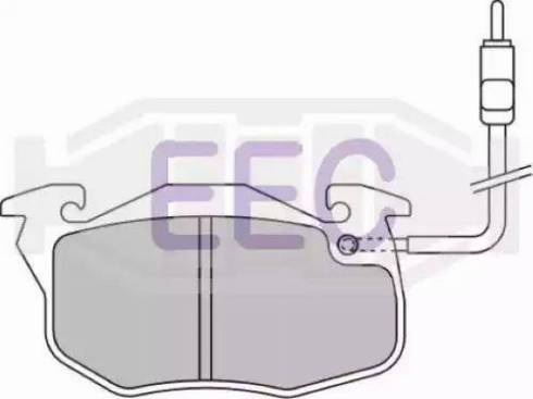 EEC BRP0471 - Kit de plaquettes de frein, frein à disque cwaw.fr