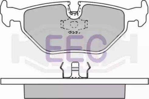 EEC BRP0590 - Kit de plaquettes de frein, frein à disque cwaw.fr