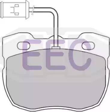 EEC BRP0592 - Kit de plaquettes de frein, frein à disque cwaw.fr