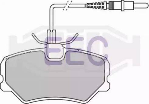 EEC BRP0546 - Kit de plaquettes de frein, frein à disque cwaw.fr