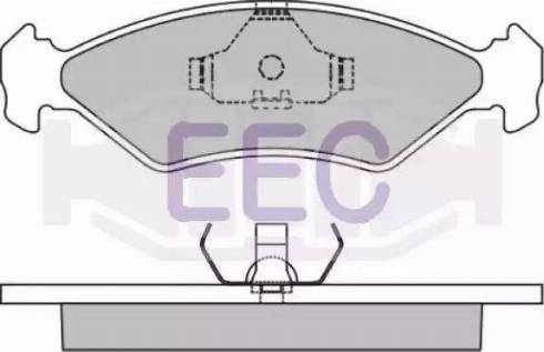 EEC BRP0561 - Kit de plaquettes de frein, frein à disque cwaw.fr