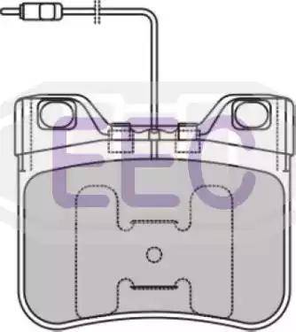 EEC BRP0516 - Kit de plaquettes de frein, frein à disque cwaw.fr