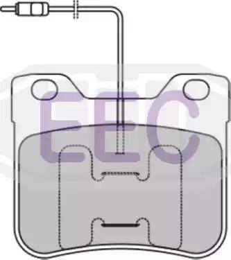 EEC BRP0647 - Kit de plaquettes de frein, frein à disque cwaw.fr