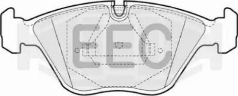 EEC BRP0655 - Kit de plaquettes de frein, frein à disque cwaw.fr