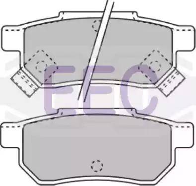 EEC BRP0611 - Kit de plaquettes de frein, frein à disque cwaw.fr