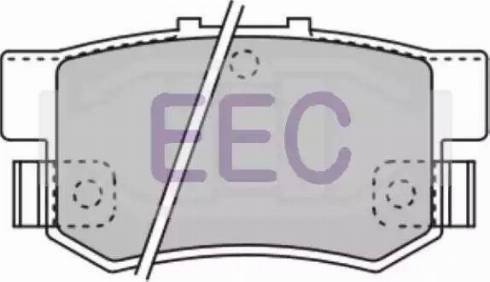 EEC BRP0680 - Kit de plaquettes de frein, frein à disque cwaw.fr