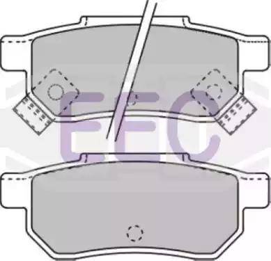 EEC BRP0688 - Kit de plaquettes de frein, frein à disque cwaw.fr